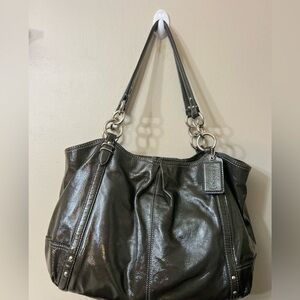 Coach Alexandra Patent Leather
Shoulder Purse Satchel Tote Bag
16231 Dark Grey